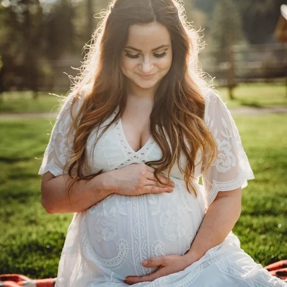 Pinkblush | Dresses | Pinkblush Lace Maternity Dress M | Poshmark